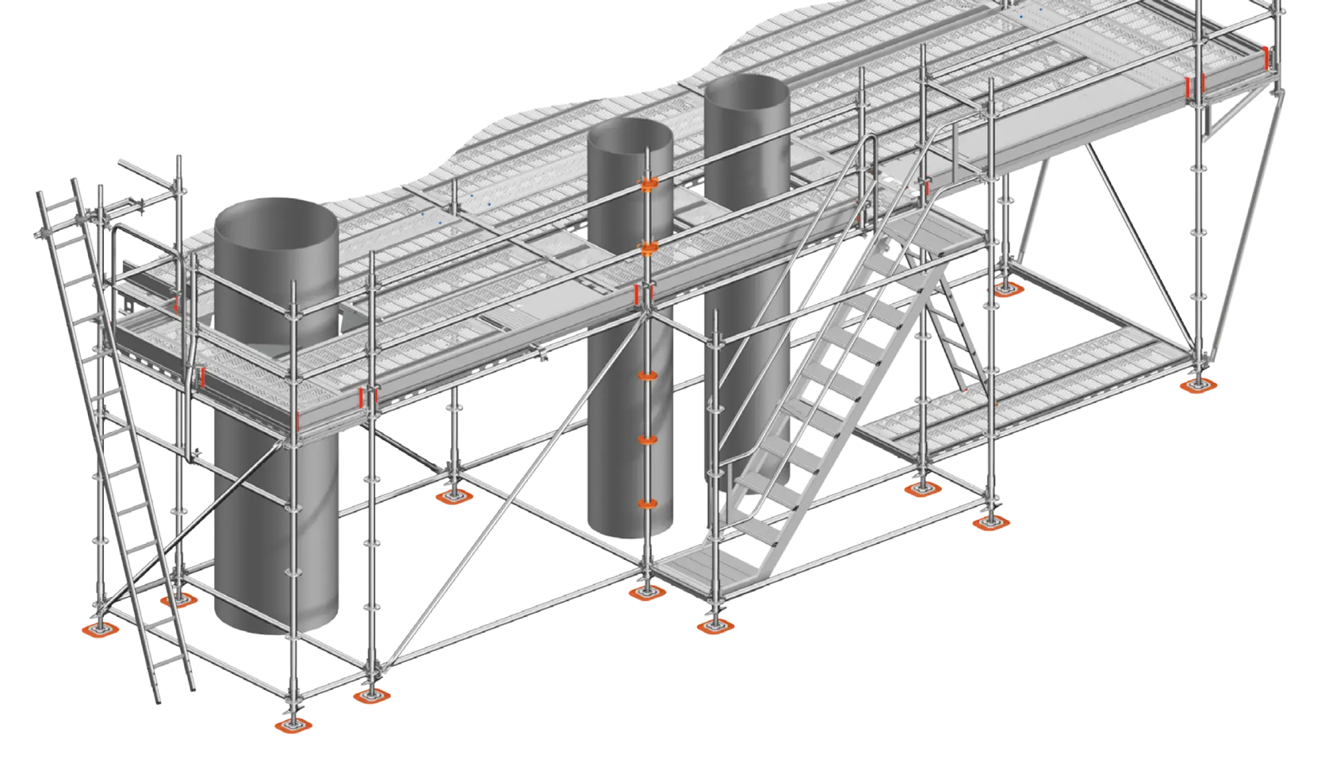 scaffolding drawing