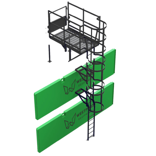 Caged Ladder 2